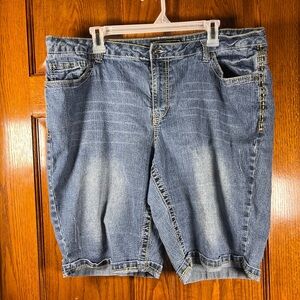 Cato Size 20W Jean Shorts